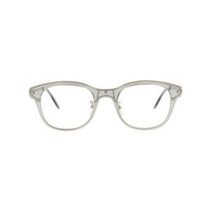 Alexander McQueen Round-Frame Acetate Optical Frames Grey Mens